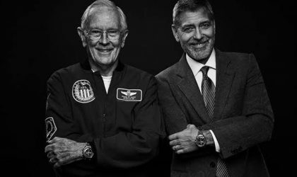 George Clooney and NASA legend Charlie Duke