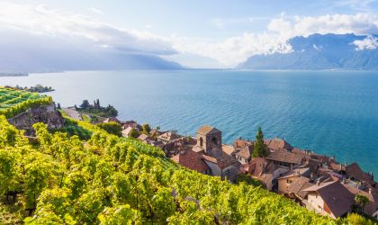 Lavaux vineyards, Lake Geneva