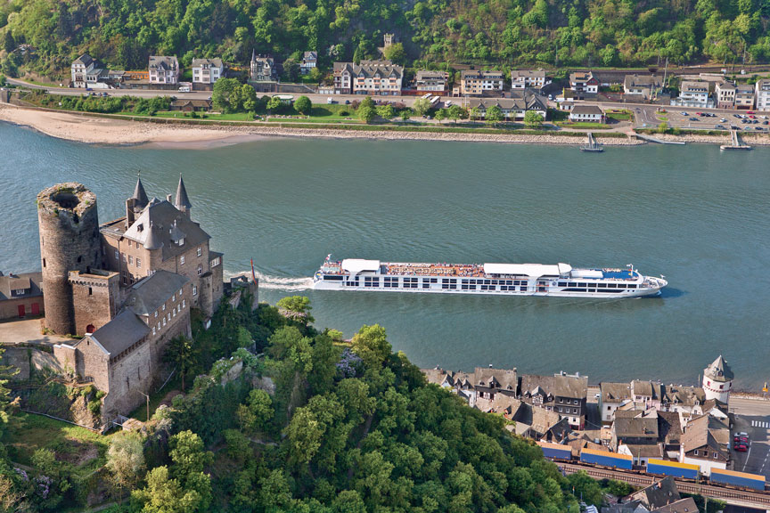 Afloat the Rhine River 1