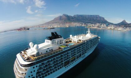 The World, the luxurious residential yacht calls on South Africa