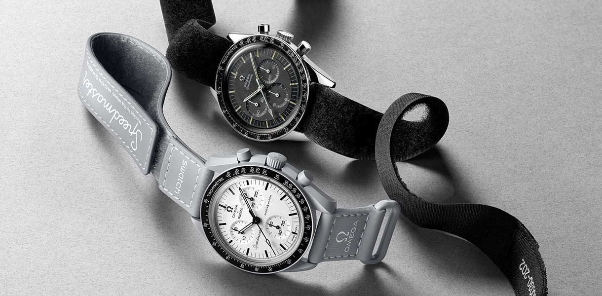 Space Model Omega Moonswatch pays tribute to the Omega Speedmaster's space flight ...