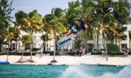 Kiteboarding in Mauritius
