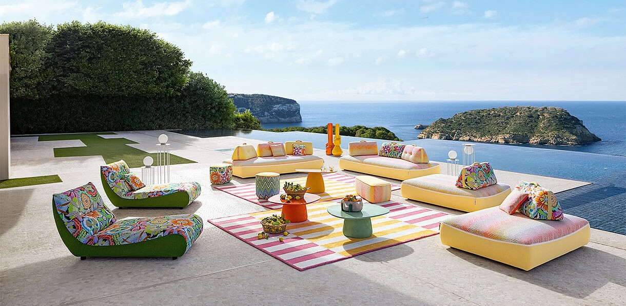 Roche Bobois Formentera sofa: outdoor comfort redefined