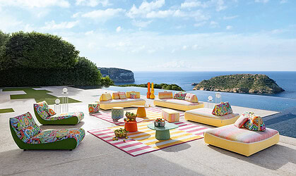 Roche Bobois Formentera sofa: outdoor comfort redefined