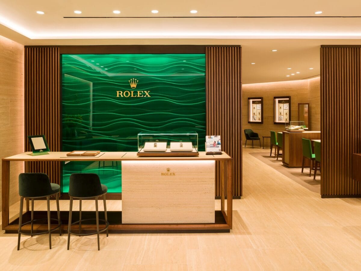 A view of the brand new Rolex Boutique in the V&A Waterfront.