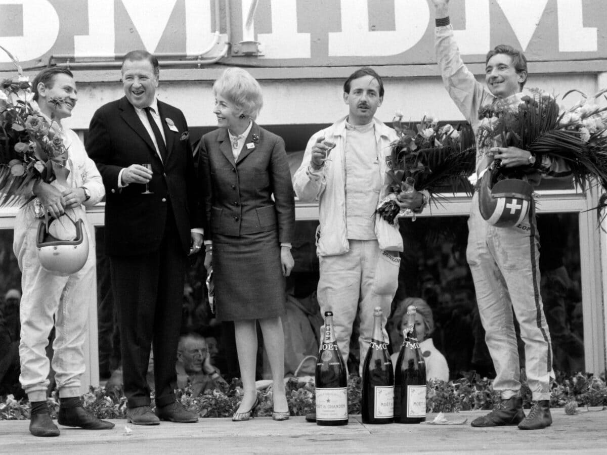 Moët & Chandon & Formula 1 celebrate the 60th anniversary of the champagne spray 1