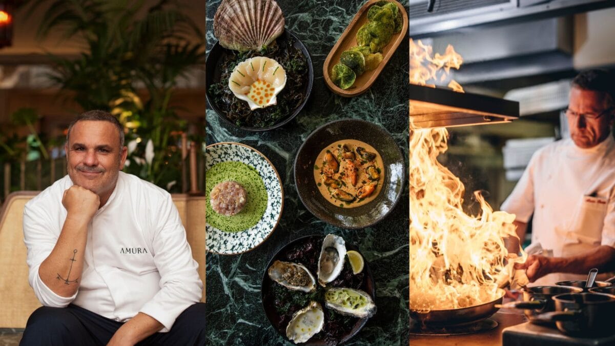 Michelin star chefs Ángel León and Alain Roux join forces at Amura 2